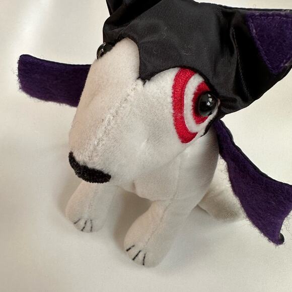 Vintage Target Bullseye Bat Dog Plush Stuffed Animal - Picture 3 of 15